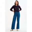 Sugarhill Brighton Camisas y tops Camisa Sugarhill Catrina Black Colourful Universe