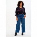 Sugarhill Brighton Camisas y tops Camisa Sugarhill Catrina Black Colourful Universe