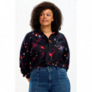 Sugarhill Brighton Camisas y tops Camisa Sugarhill Catrina Black Colourful Universe