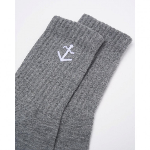 Calcetines La Paz Elías Grey Mesc Ecru Logo