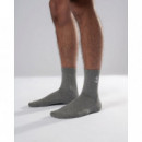 Calcetines La Paz Elías Grey Mesc Ecru Logo