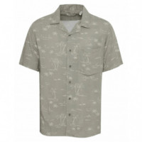 Camisas Camisa !Solid Ian Vetiver