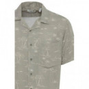 Camisas Camisa !Solid Ian Vetiver