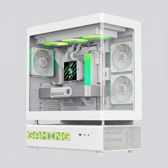 Ordenador Gaming N90 White Rgb R7 9800X3D/32GB DDR5/SSD2TB NVME/WIFI/R.LIQ/1050W/W11PRO  GM