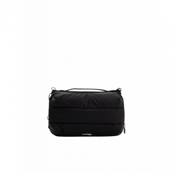 Bolsos Bolso TOPOLOGIE Bottle Sacoche Large Black Puffer