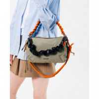 Bolsos Bolso TOPOLOGIE Bottle Sacoche Large Black Puffer