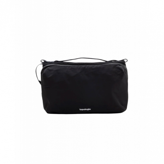 Bolsos Bolso TOPOLOGIE Bottle Sacoche Large Black Tech Sateen