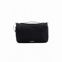 Bolsos Bolso TOPOLOGIE Bottle Sacoche Large Black Tech Sateen