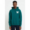 Wood Wood Jerséis y Sudaderas Sudadera Ian Emerald Green