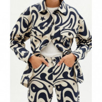 Thinking Mu Chaquetas Mujer Chaqueta Phoebe Blue Dreams