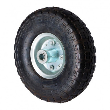 RUEDA INFLABLE TRITURADOR 4.10/.350-4 EJE 16MM TK763A-187-188 TAKUMA