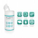 EWENT Lingettes nettoyantes pré-humidifiées boîte de 100 pcs. EW5612
