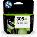 Tinta colorida de jacto de mesa HP 305 Xl