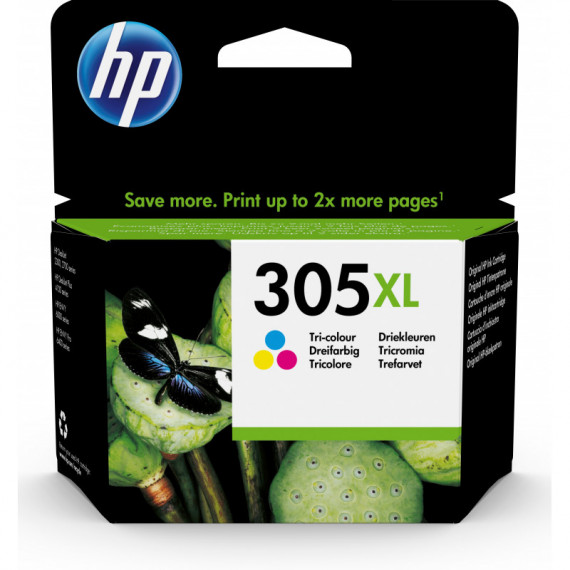 Tinta colorida de jacto de mesa HP 305 Xl