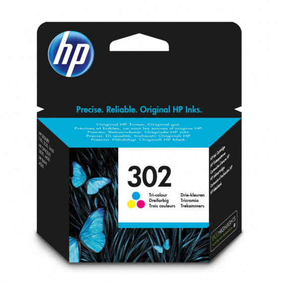 Tinta Deskjet HP Nº302 Color Officejet 3800 Series ( 165 Pag.) (F6U65AE)