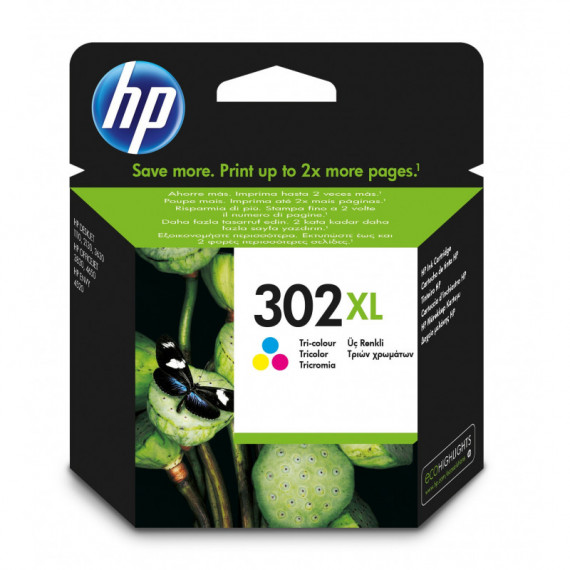 Tinta Deskjet HP Nº302 Xl Color Officejet 3800 Series ( 330 Pag.) (F6U67AE)