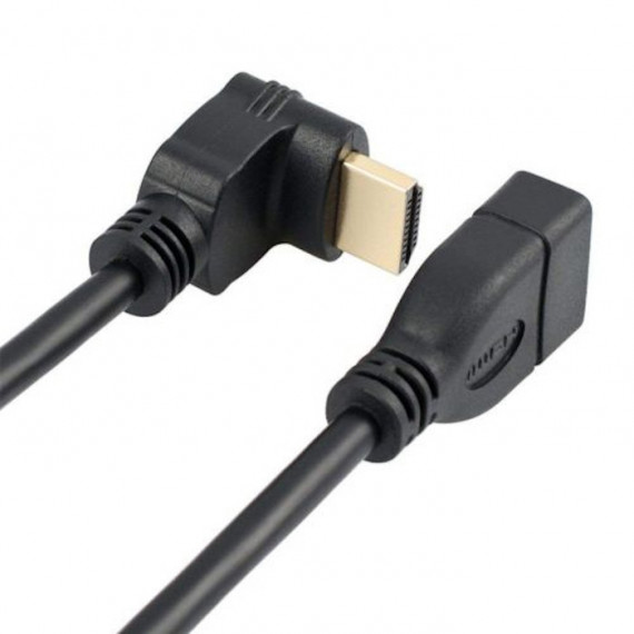 Adaptador EWENT HDMI Macho 270º a HDMI Hembra Flex