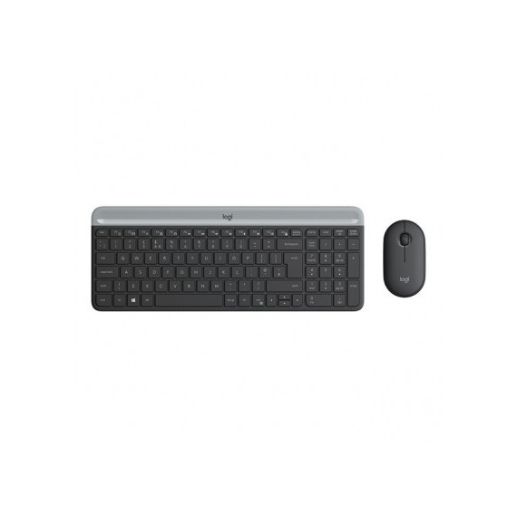 Teclado + Raton LOGITECH MK470 Slim Wireless Negro