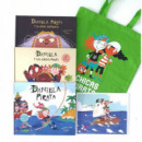 BOLSA DE TELA CHICAS PIRATA - VERDE