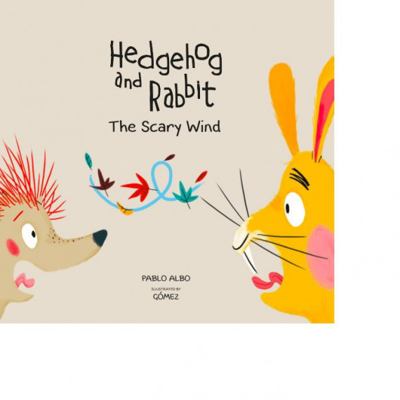 Hedgehog and rabbit. The scary wind.