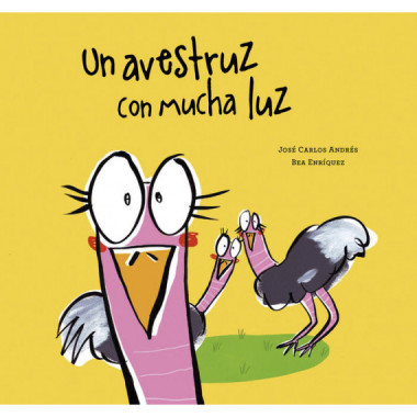 UN AVESTRUZ CON MUCHA LUZ