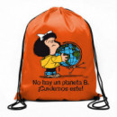 Bolsa de cuerdas Mafalda �No hay un planeta B!