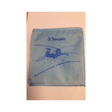 BOLSA PLEGABLE EL PRINCIPITO - AZUL