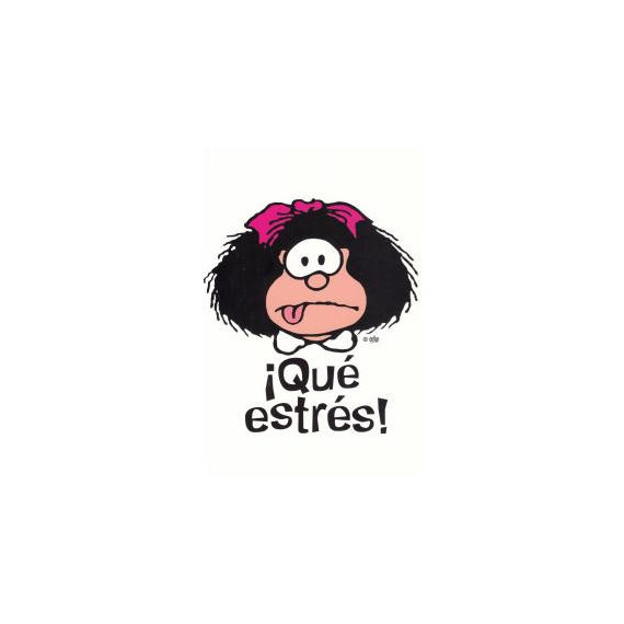 MAFALDA QUE ESTRES CUADERNO GRANDE