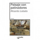 PAISAJE CON PATINADORES