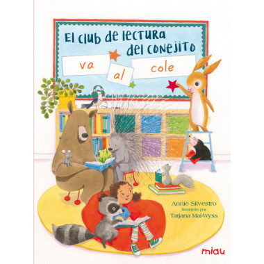 El club de lectura del conejito va al colegio