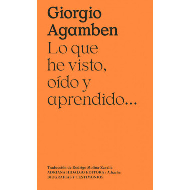 LO QUE HE VISTO, OIDO Y APRENDIDO...