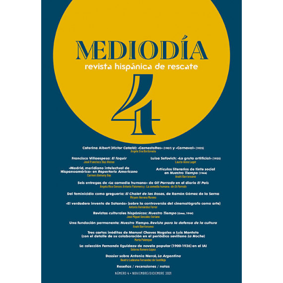 MEDIODIA. REVISTA HISPANICA DE RESCATE. 4