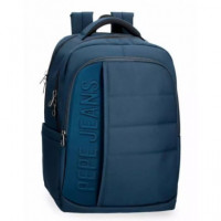 Mochila de Viaje Cabina Pepe Jeans Ancor Polyester Azul Marino Gran Capacidad