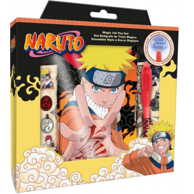 Diario con Bol&iacute;grafo m&aacute;gico Naruto