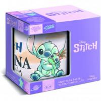 Taza cerámica Stitch y Angel Ohana