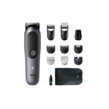 BRAUN Afeitadora de Barba,Cuerpo,Cortapelo 11 En 1 AIO 5560 Series 5 Recargable, Lavable Aqua Grip