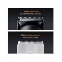 BRAUN Afeitadora de Barba,Cuerpo,Cortapelo 11 En 1 AIO 5560 Series 5 Recargable, Lavable Aqua Grip