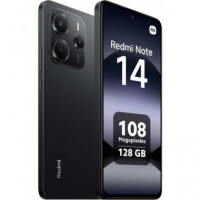 XIAOMI Telefono Movil Redmi Note 14 128Gb/6GB Ram/ 6.67"/108Mp+8Mp+2Mp+13Mp Negro