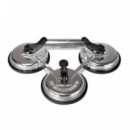 Ventosa Aluminio Triple 130 Kgs PAMACON