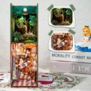 Maqueta Book Nook Alicia en el País de las Maravillas