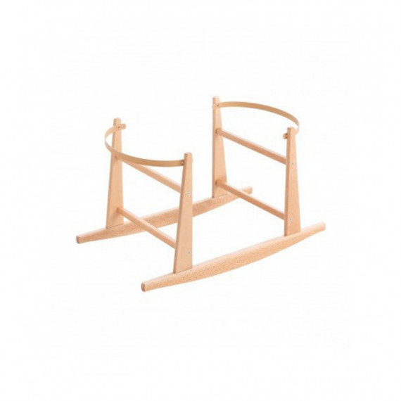 Soporte Capazo Balancin Madera Natural