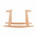Soporte Capazo Balancin Madera Natural