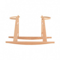 Soporte Capazo Balancin Madera Natural