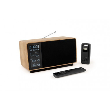 Thomson altavoz bluetooth con estaci&oacute;n meteorol&oacute;gica y radio FM