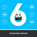 Teclado LOGITECH Wireless K400 Plus  Touch Pad Blanco P