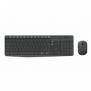 Teclado + Raton LOGITECH MK235 Wireless Negro
