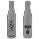 Botella Metalica Star Wars Han Solo Carbonita
