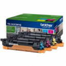 Pack 4 Toner BROTHER Negro-cyan-magenta-amarillo