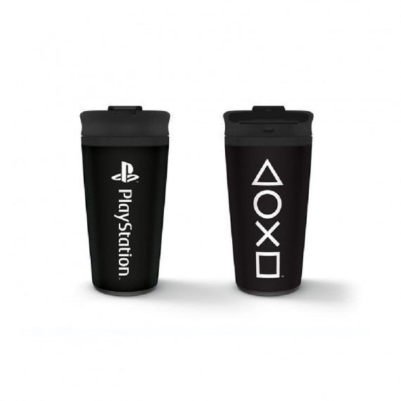 Vaso Viaje Metalico Playstation Onyx
