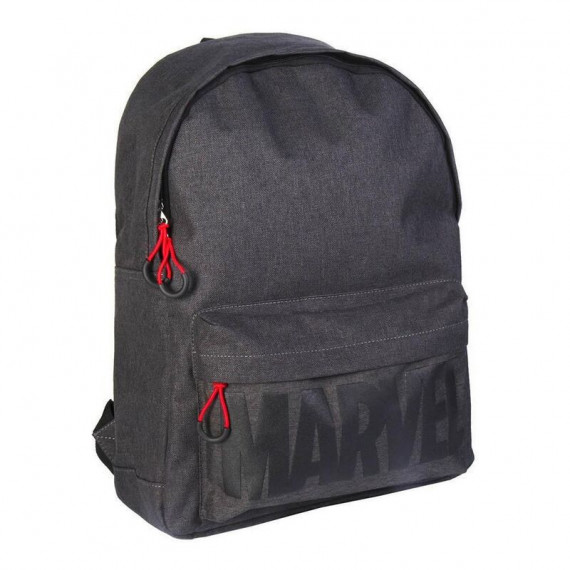 Mochila Casual Marvel Logo Negra